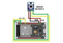 Programar el MLX90614 con Arduino IDE + ESP32 Sensor MLX90614