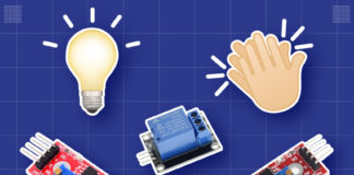 Uso de los Sensores de sonido KY-038/KY-037 para controlar el encendido de un foco