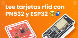 Lee tarjetas RFID con PN532 y ESP32 PN532 y ESP32