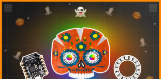 Crea tu propia mascara con Leds y Bleetle BLE para este Halloween