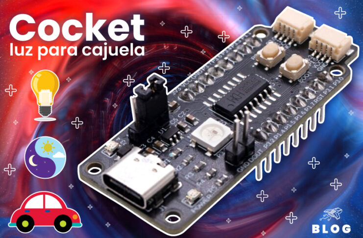 Sencillo control de luz para cajuela utilizando la tarjeta Cocket Nova