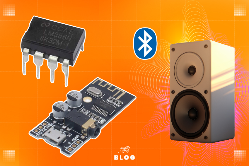 Amplificador de Audio BT con LM386 y MH-M28