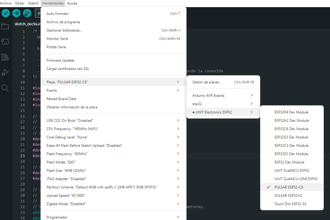 Crea un Carrito WiFi con WebSockets usando la placa UNIT Pulsar ESP32-C6 (2)